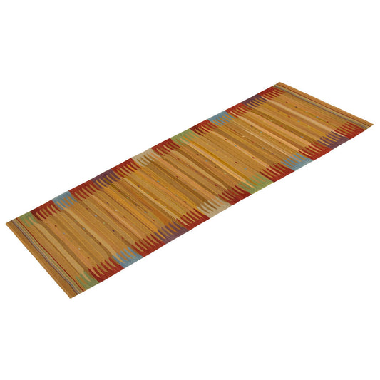 New Kilim Rug,Natural Color Kilim, 2.11x10.1 ft Kilim, 3x10 Kilim Rug,Turkish Kilim Rug,Oushak Kilim,Handwoven Kilim,Handspun Wool Kilim Rug