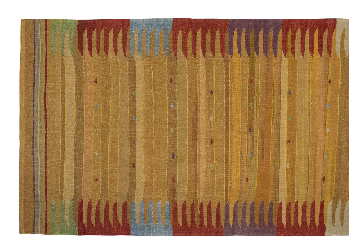 New Kilim Rug,Natural Color Kilim, 2.11x10.1 ft Kilim, 3x10 Kilim Rug,Turkish Kilim Rug,Oushak Kilim,Handwoven Kilim,Handspun Wool Kilim Rug