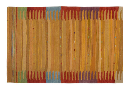 New Kilim Rug,Natural Color Kilim, 2.11x10.1 ft Kilim, 3x10 Kilim Rug,Turkish Kilim Rug,Oushak Kilim,Handwoven Kilim,Handspun Wool Kilim Rug