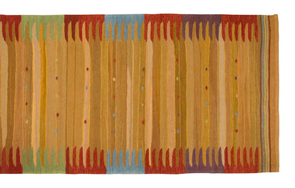 New Kilim Rug,Natural Color Kilim, 2.11x10.1 ft Kilim, 3x10 Kilim Rug,Turkish Kilim Rug,Oushak Kilim,Handwoven Kilim,Handspun Wool Kilim Rug