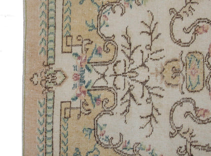 Oushak Rug 3'9" x 6'7" feet  115 x 200 cm