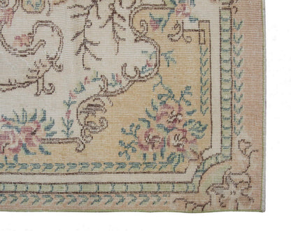 Oushak Rug 3'9" x 6'7" feet  115 x 200 cm