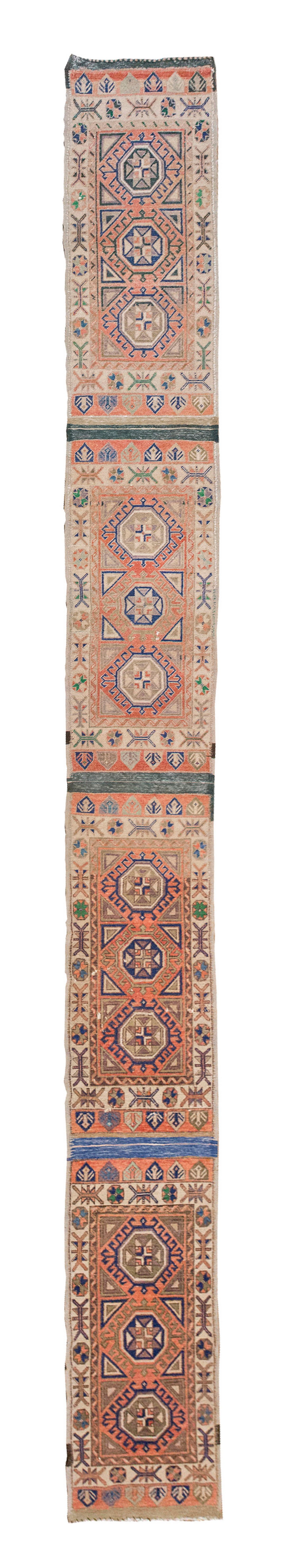 Runner Rug 1'11" x 18'1" feet 58 x 551 cm