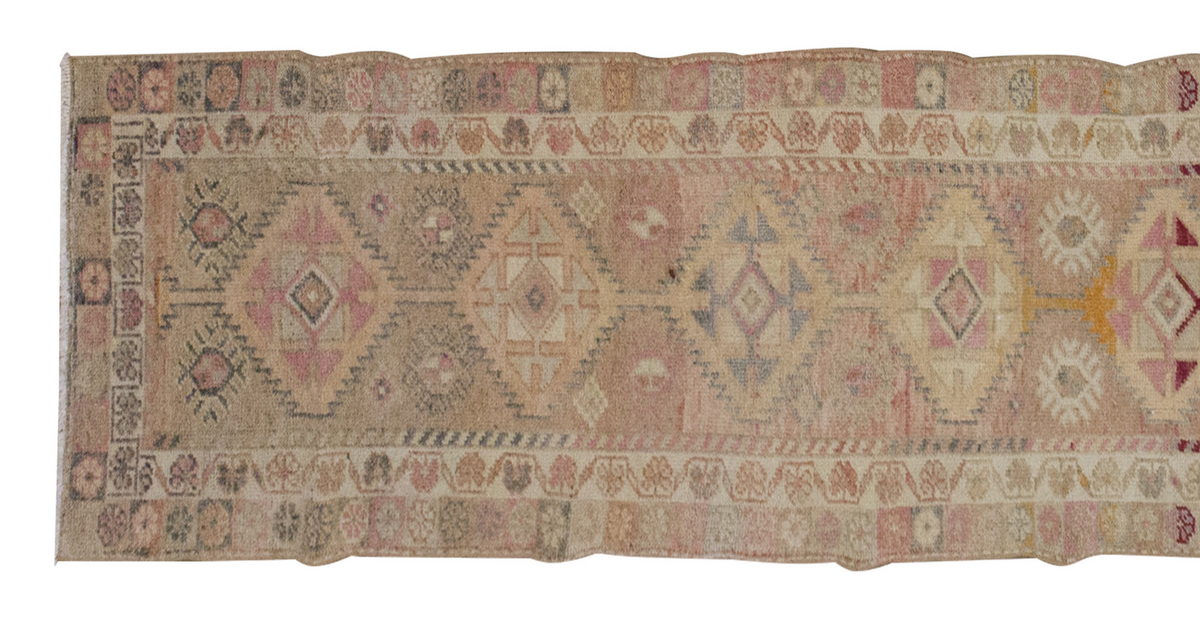 Runner Rug 2'11" x 12'2" feet 90 x 370 cm