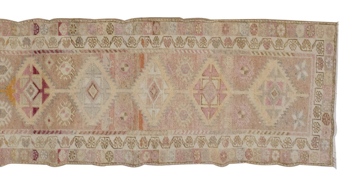 Runner Rug 2'11" x 12'2" feet 90 x 370 cm