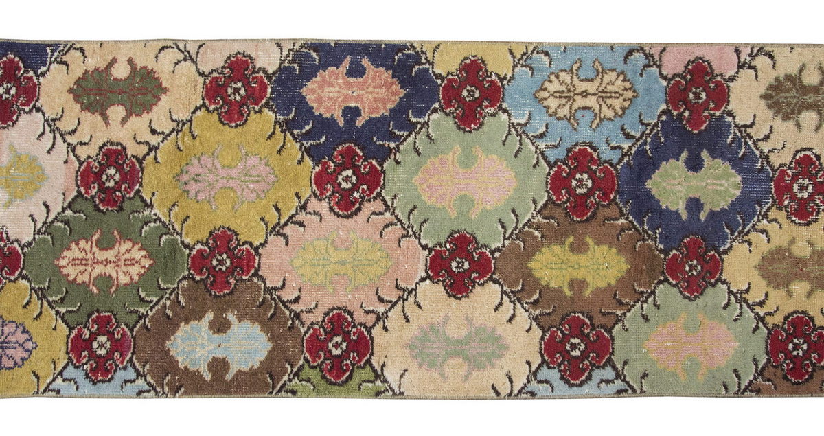 Runner Rug 2'2" x 8" feet  67 x 243 cm