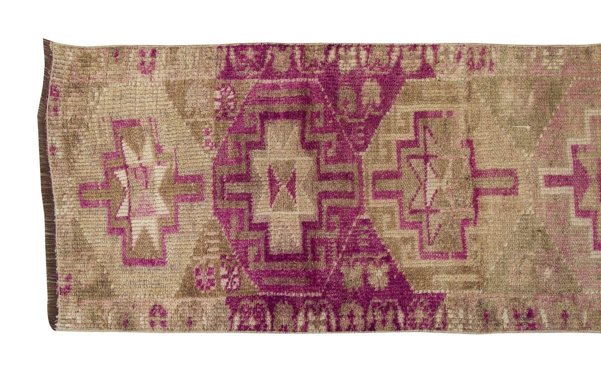 Runner Rug 2'5" x 10'7" feet  73 x 322 cm
