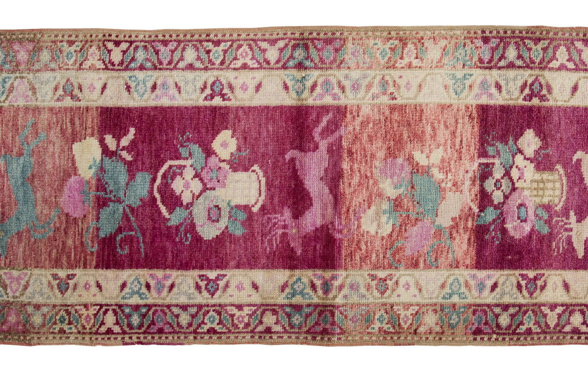 Runner Rug 3" x 11'4" feet  90 x 345 cm