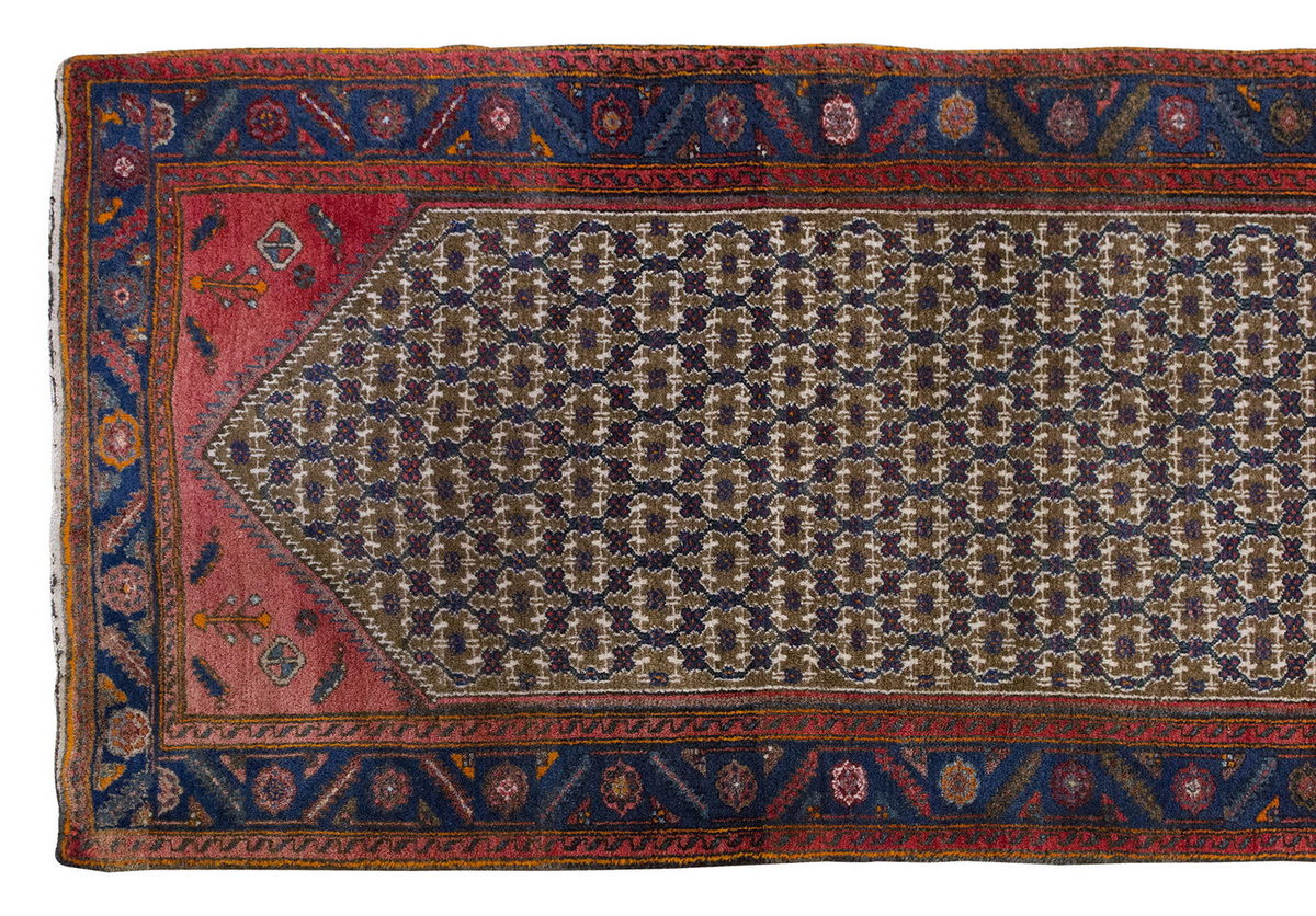 Runner Rug 3'10" x 12'8" feet 117 x 385 cm