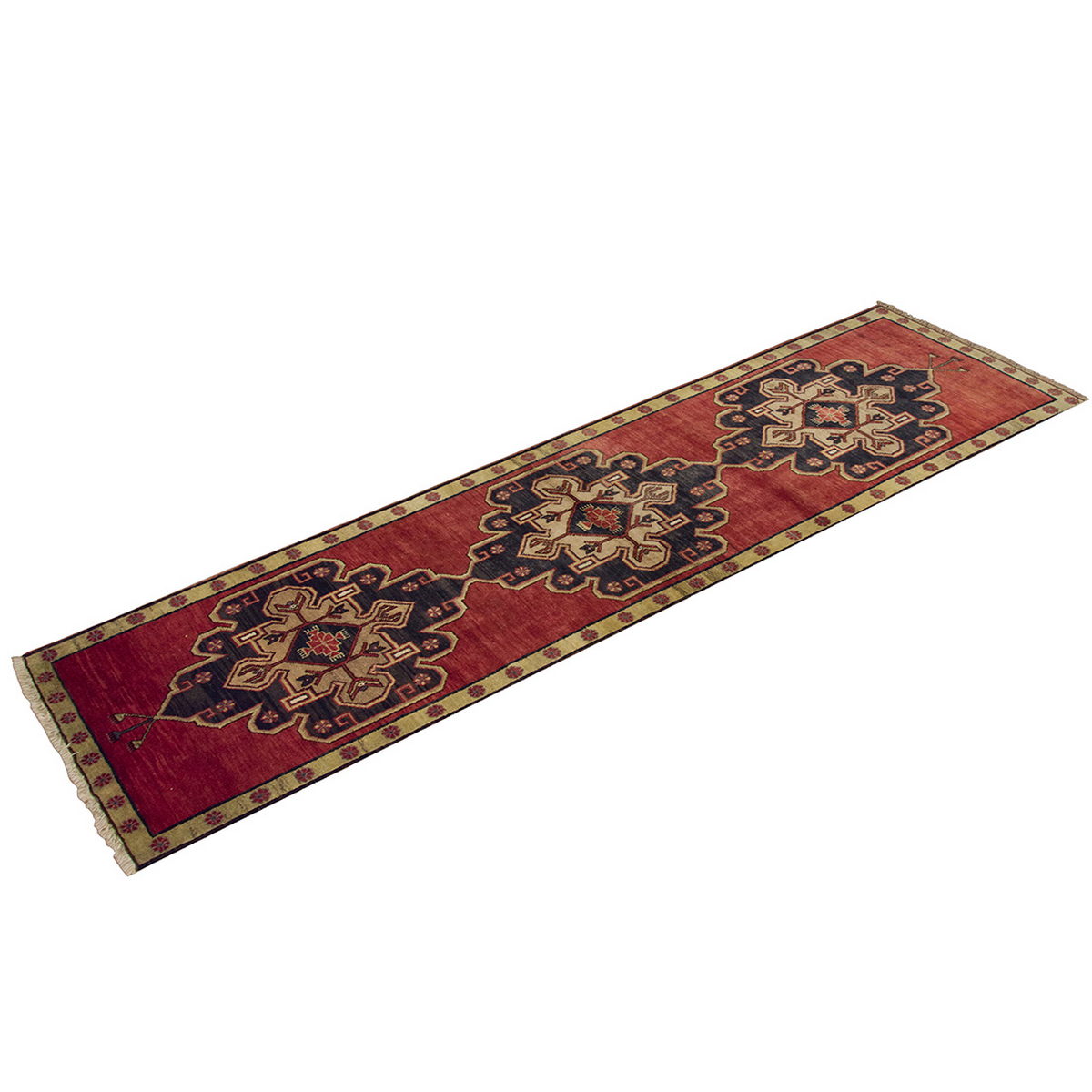 Runner Rug 3'4" x 11" feet  101 x 334 cm