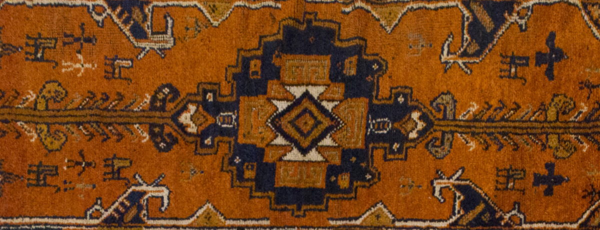 Runner Rug 3'5" x 9'9" feet 105 x 297 cm