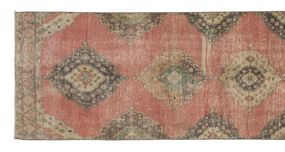 Runner Rug 3'8" x 12" feet  113 x 361 cm