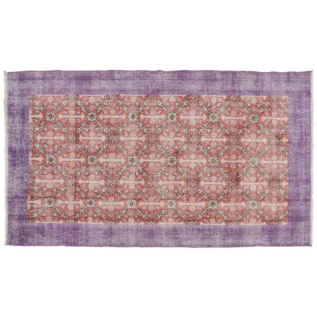 Vintage Rug 4" x 6'9" feet  117 x 205 cm