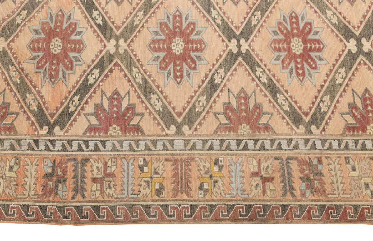 Soumak Rug, Caucasian Soumak, Kilim Soumak 7'3" x 15 feet 222 x 458 cm