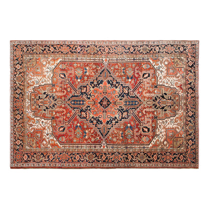 Vintage Turkish Area Rug, 7.7x10.2 ft, 235x310 cm