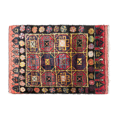 Vintage Konya Yatak Halisi Rug, 135 × 175 cm / 4.4 x 5.7 ft Handmade Wool Rug