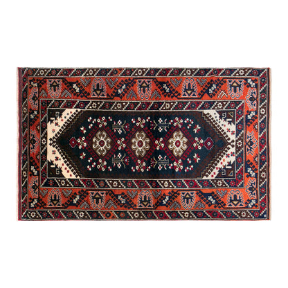 Vintage Dosemealti Nomadic Rug, 138 × 236 cm / 4.5 x 7.7 ft Handmade Wool Rug
