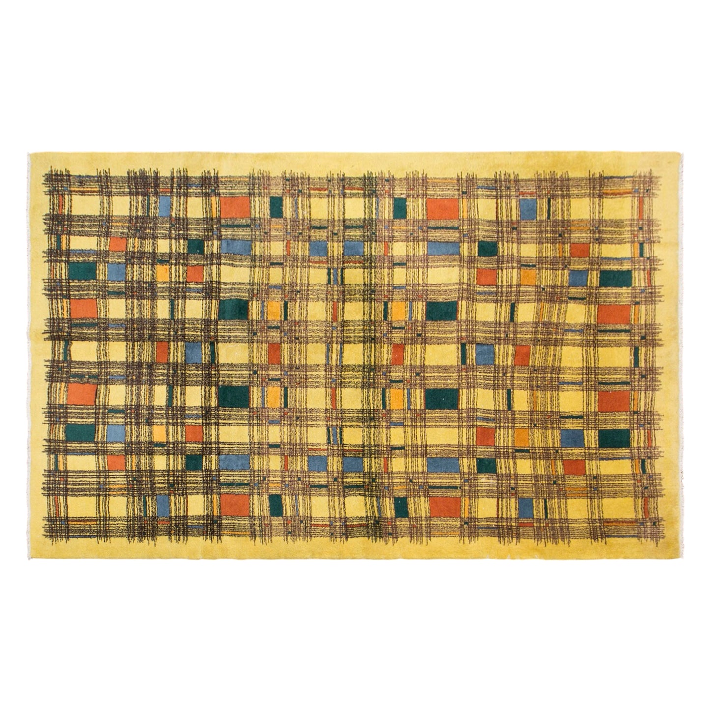Modern Turkish Area Rug, 6.8x9.8 ft, 208x300 cm