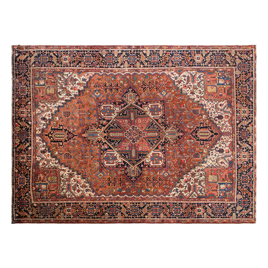 Vintage Turkish Area Rug, 9.8x11.5 ft, 300x350 cm