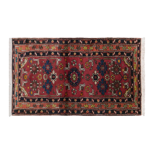 Vintage Caucasian Derbent Rug, 97 × 180 cm / 3.2 x 5.9 ft Handmade Wool Rug