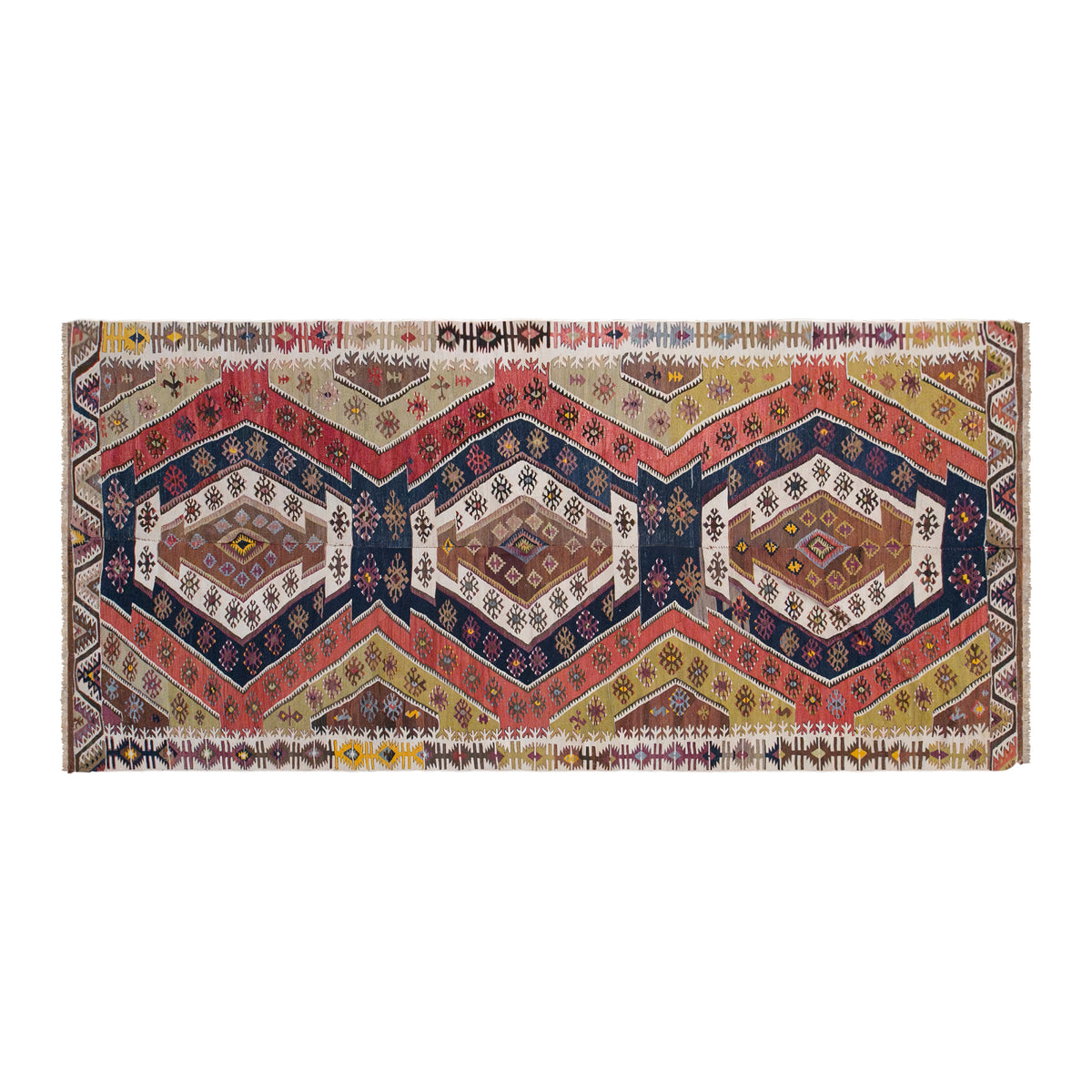 Vintage Konya Kilim, 152 x 405 cm / 5 x 13 feet