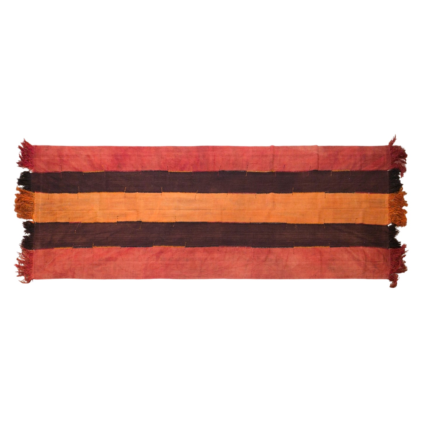 Vintage Konya Cihanbeyli Curtain Kilim Rug, 4.9 x 15 ft, 150 x 445 cm, Handwoven Turkish Wool Kilim