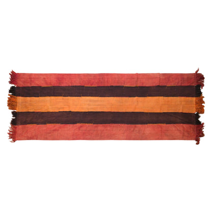 Vintage Konya Cihanbeyli Curtain Kilim Rug, 4.9 x 15 ft, 150 x 445 cm, Handwoven Turkish Wool Kilim