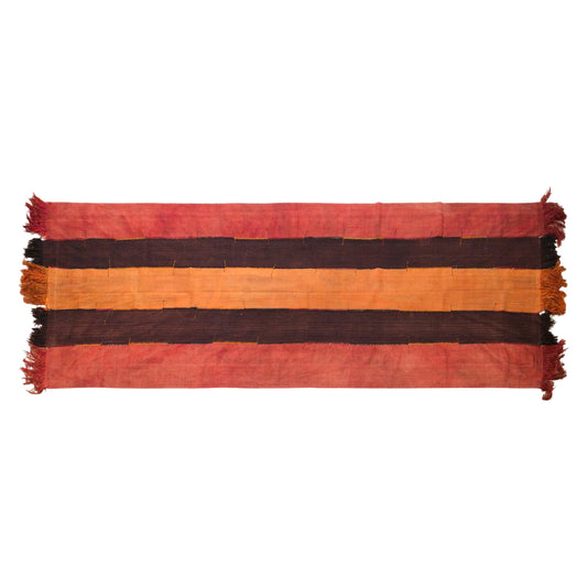 Vintage Konya Cihanbeyli Curtain Kilim Rug, 4.9 x 15 ft, 150 x 445 cm, Handwoven Turkish Wool Kilim