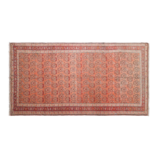 Vintage Turkish Runner Rug, 137 × 380 cm / 4.5 x 12 ft Rug, Handmade Wool Anatolian Rug