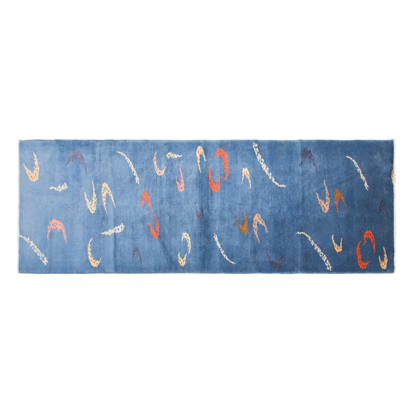 Turkish Runner Rug, 3.3x9.8 ft, 102x300 cm