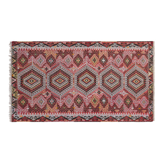 Vintage Oushak Kilim, 190 x 360 cm / 6.2 x 12 feet