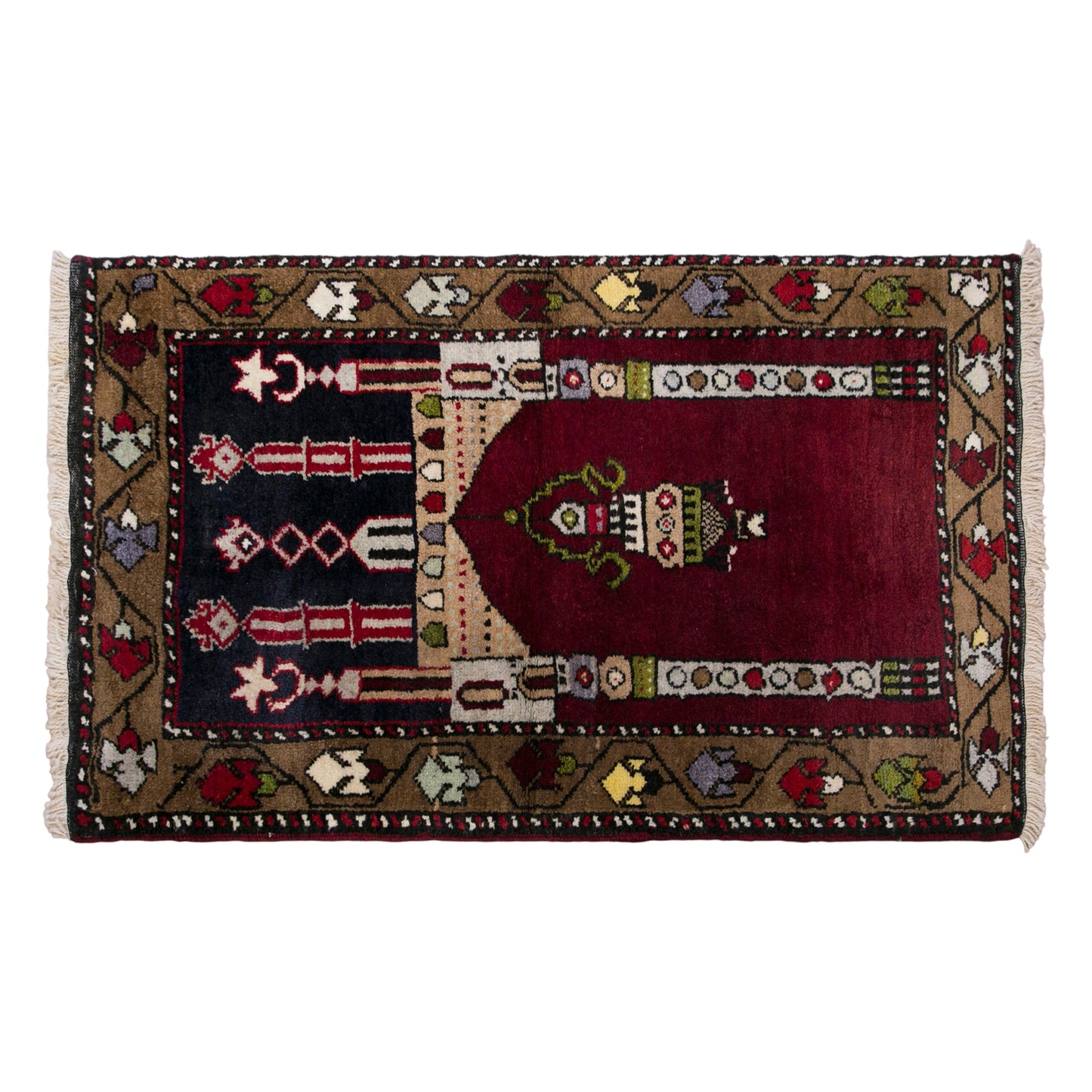 Prayer Rug 2.5 x 4.3 feet 75 x 130 cm