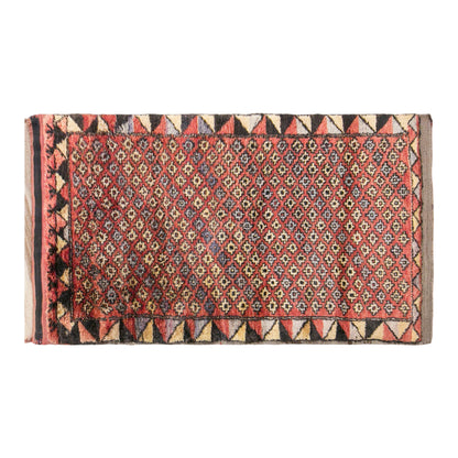 Vintage Konya Derbent Rug, 110 × 185 cm / 3.6 x 6.1 ft Handmade Wool Rug