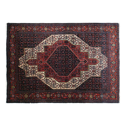 Vintage Wool Rug, Handmade Area Rug, 140 x 195 cm / 5 x 6 ft Rug