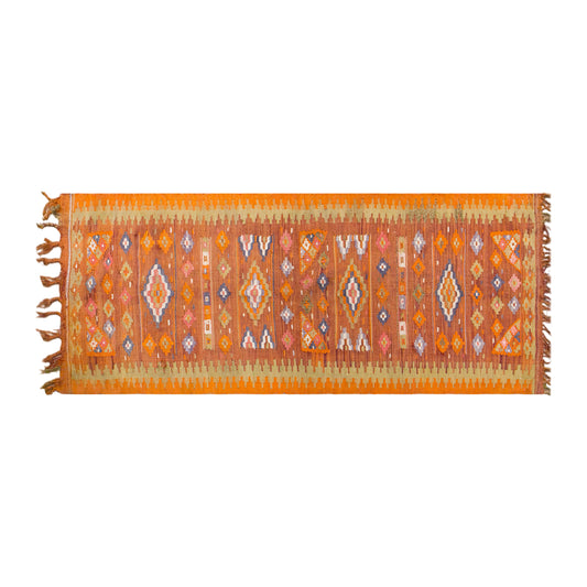 Vintage Turkish Kilim, 84 x 220 cm / 2.8 x 7.2 feet