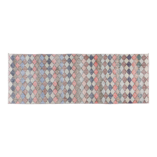 Vintage Oushak Runner Rug, 80 x 265 cm / 2.6 x 8.7 feet