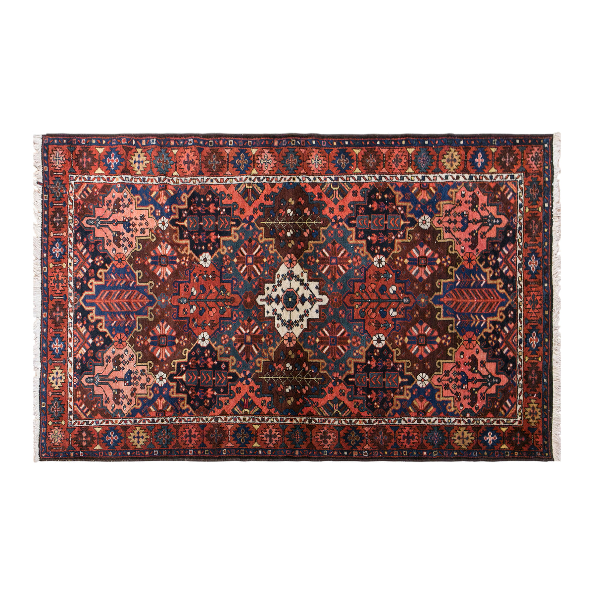 Vintage Small Rug, 140 x 205 cm / 4.6 x 6.7 feet