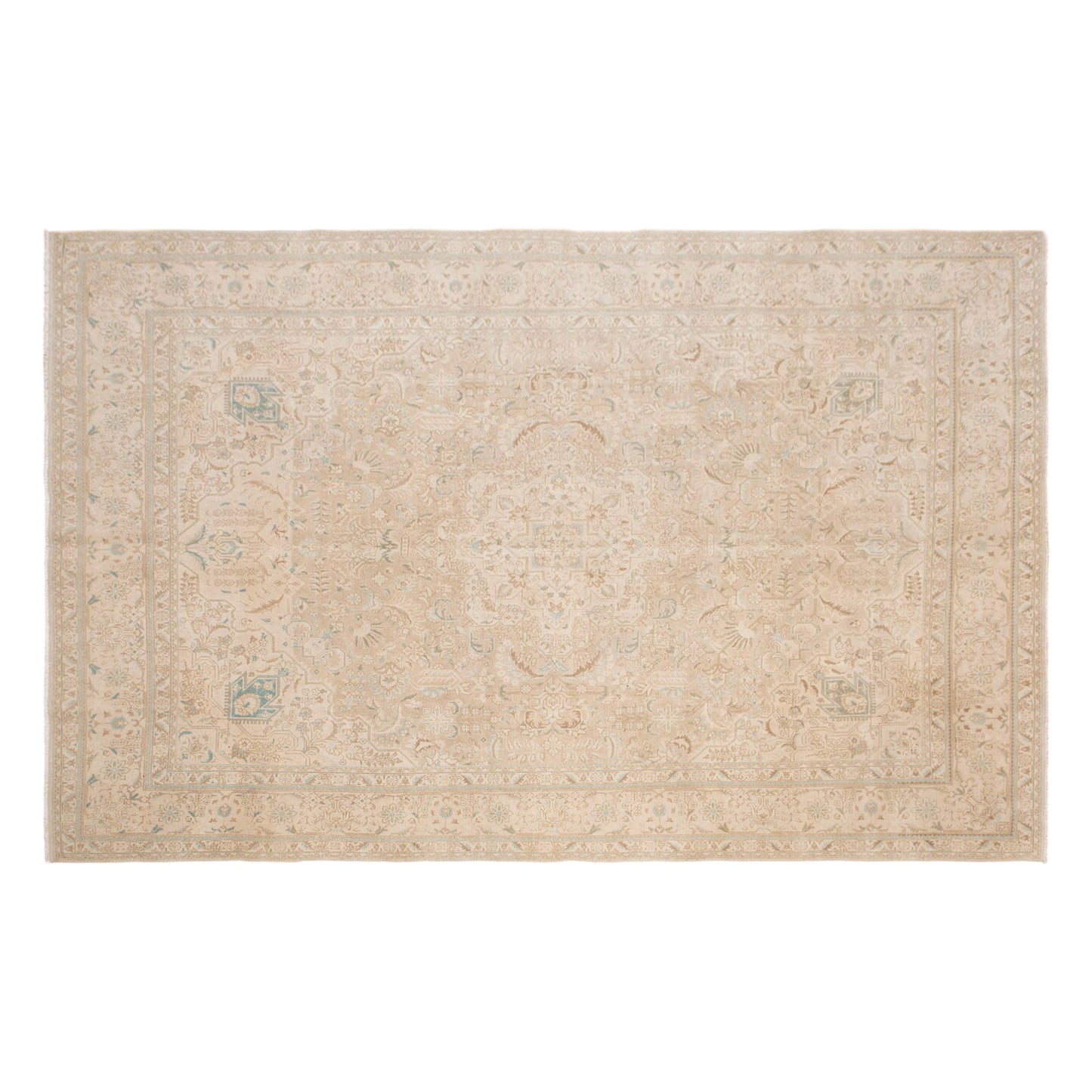 Vintage Turkish Area Rug, 9.7x12.6 ft, 295x385 cm