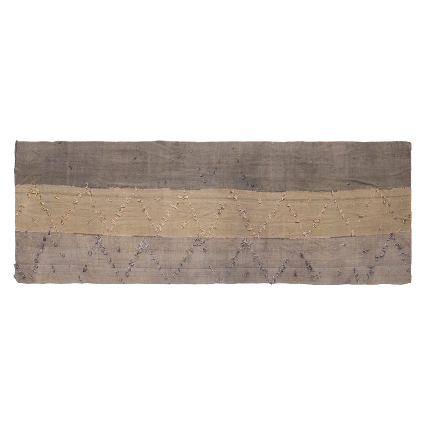 Vintage Konya Cihanbeyli Curtain Kilim Rug, 4.4 x 15 ft, 135 x 460 cm, Handwoven Turkish Wool Kilim