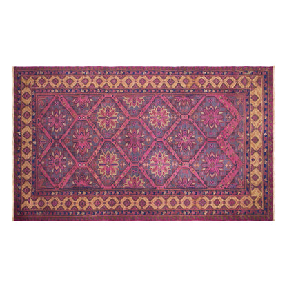 Vintage Turkish Area Rug, 7.4x12.3 ft, 225x375 cm