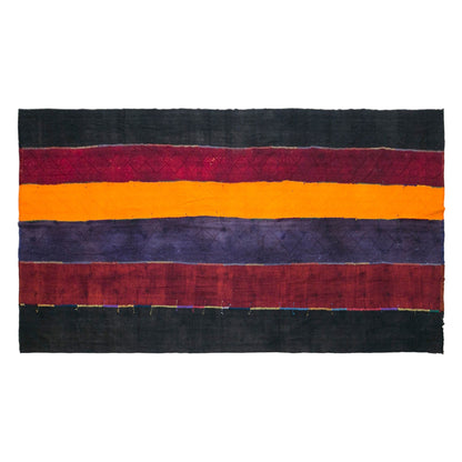 Vintage Konya Cihanbeyli Curtain Kilim Rug, 8 x 15 ft, 245 x 455 cm, Handwoven Turkish Wool Kilim