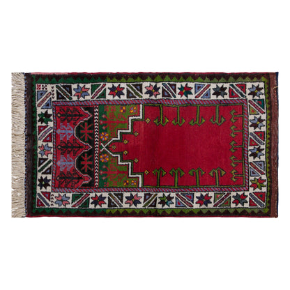 Prayer Rug 2.1 x 3.6 feet 65 x 110 cm