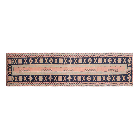Turkish Runner Rug, 2x11.9 ft, 61x362 cm