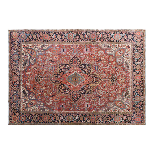 Vintage Turkish Rug, 295 × 370 cm / 9.7 x 12 ft Rug, Handmade Wool Area Rug