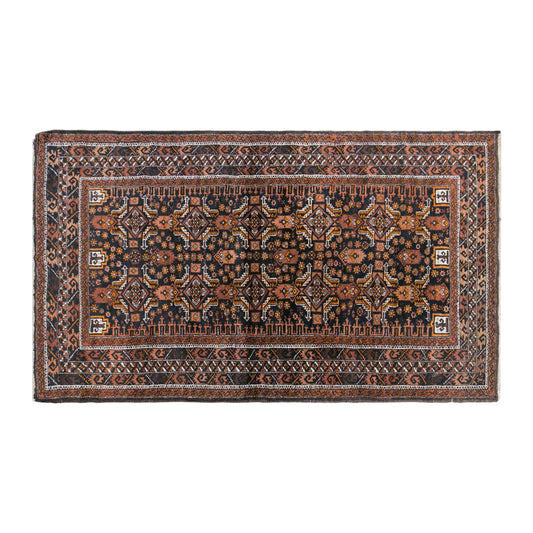 Vintage Konya Rug, 112 × 190 cm / 3.7 x 6.2 ft Handmade Wool Rug