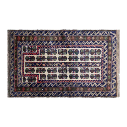 Prayer Rug 2.8 x 4.6 feet 85 x 140 cm