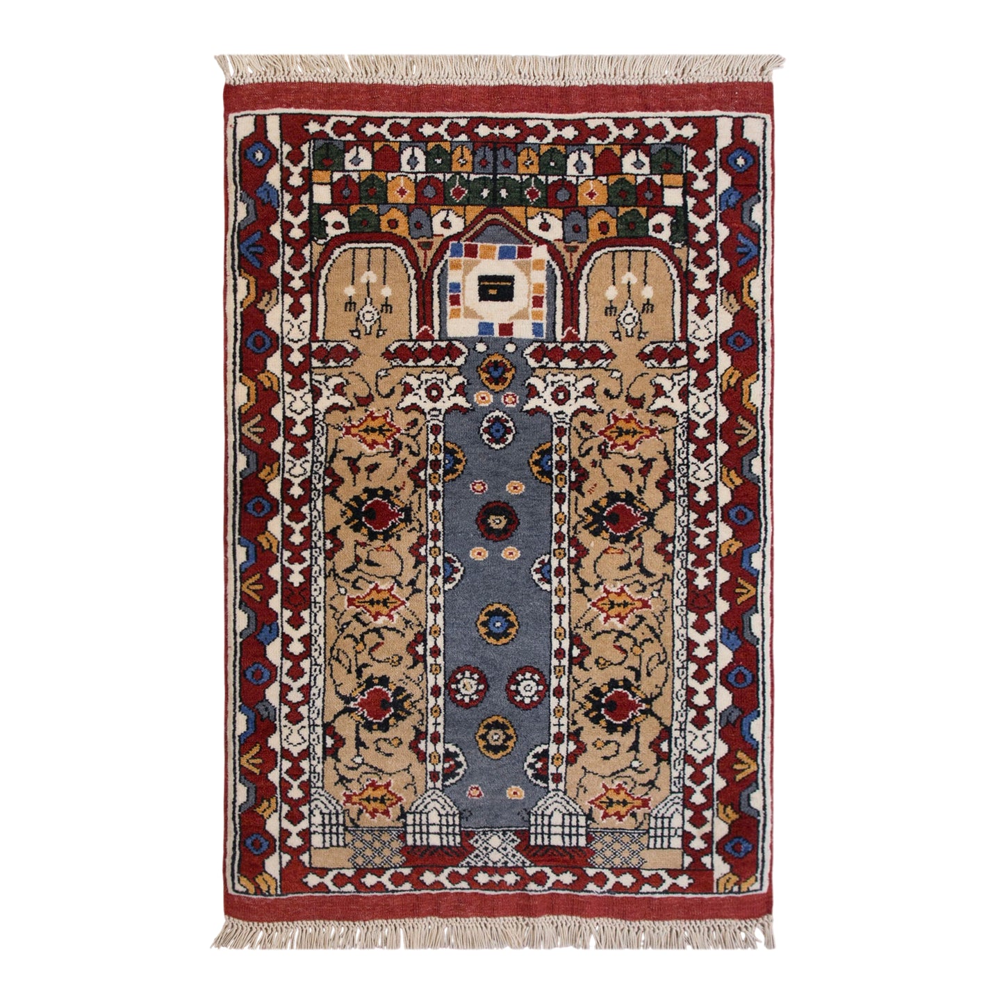 Prayer Rug 2.8 x 4.3 feet 85 x 130 cm