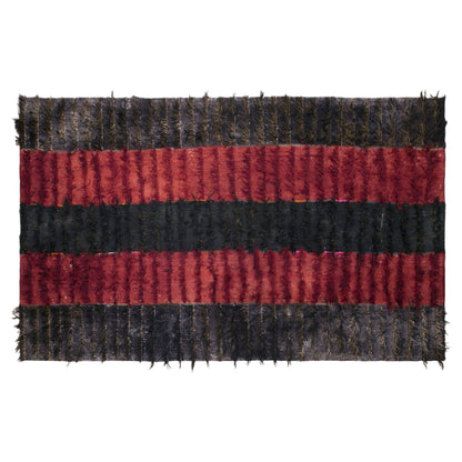 Vintage Turkish Curtain Kilim Rug, 7.1 x 14 ft, 215 x 435 cm, Handwoven Turkish Wool Kilim