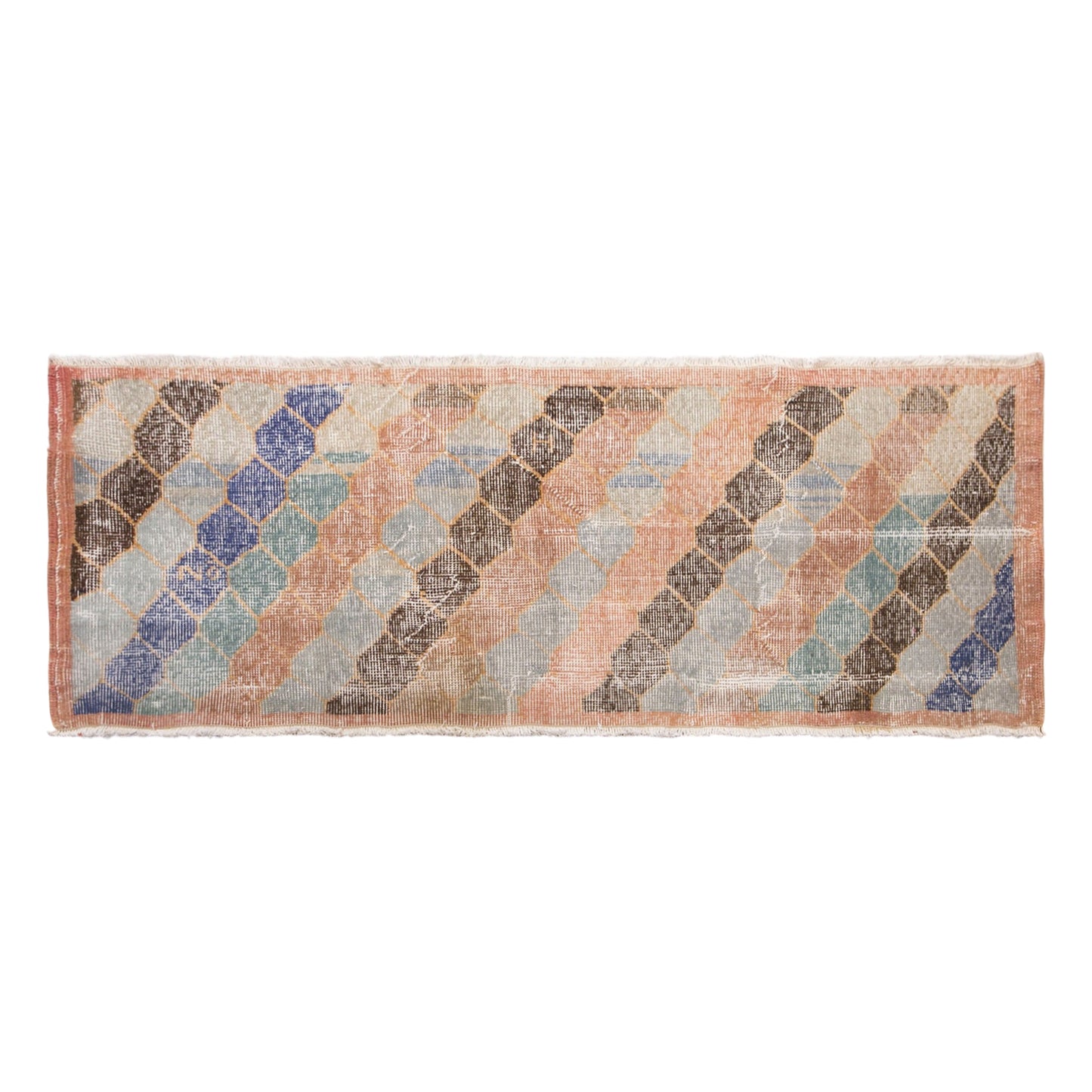 Turkish Runner Rug, 2x5.4 ft, 61x165 cm