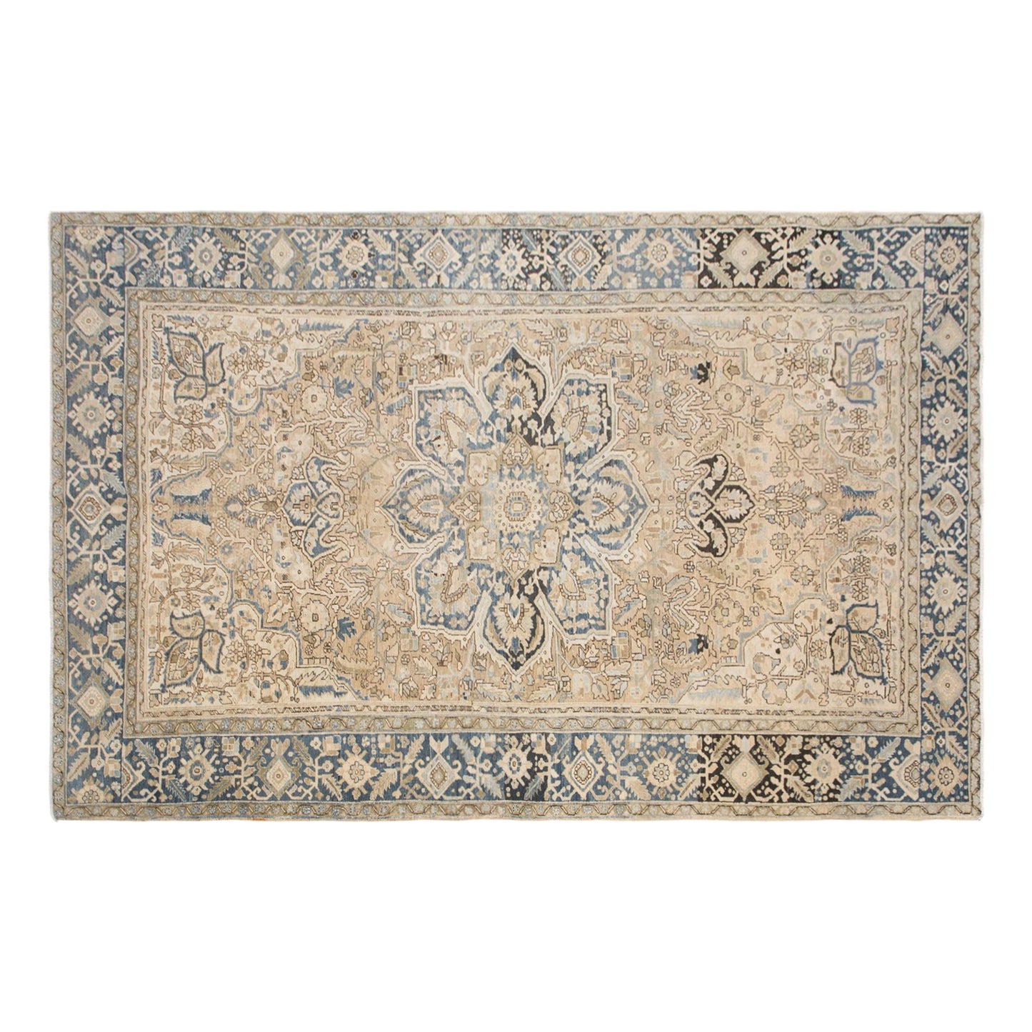 Vintage Turkish Area Rug, 8.9x13 ft, 270x395 cm